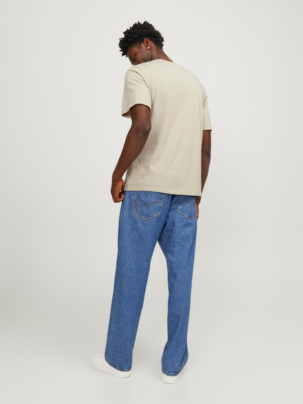 Jack&Jones Oversize Minimalist Erkek T-Shirt - Günlük Kullanım