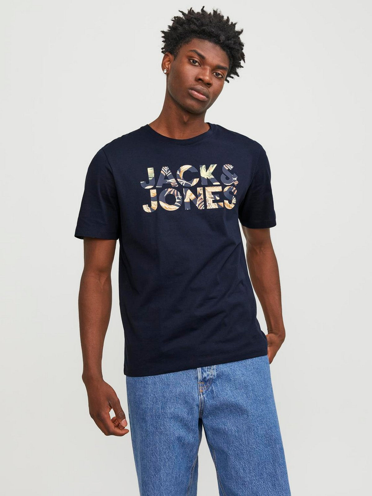 Jack&Jones Oversize Minimalist Erkek T-Shirt - Günlük Kullanım