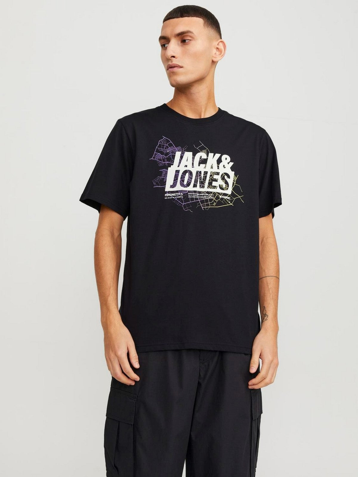 Jack&Jones Oversize Minimalist Erkek T-Shirt - Günlük Kullanım