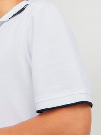 Jack&Jones Minimalist Polo Yaka Kısa Kol Erkek Tişört - Günlük Stil