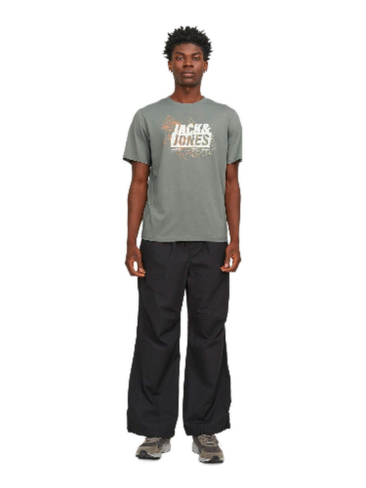 Jack&Jones Oversize Minimalist Erkek T-Shirt - Kısa Kol - Günlük Stil Translation missing: ar.content.product_image_secondary