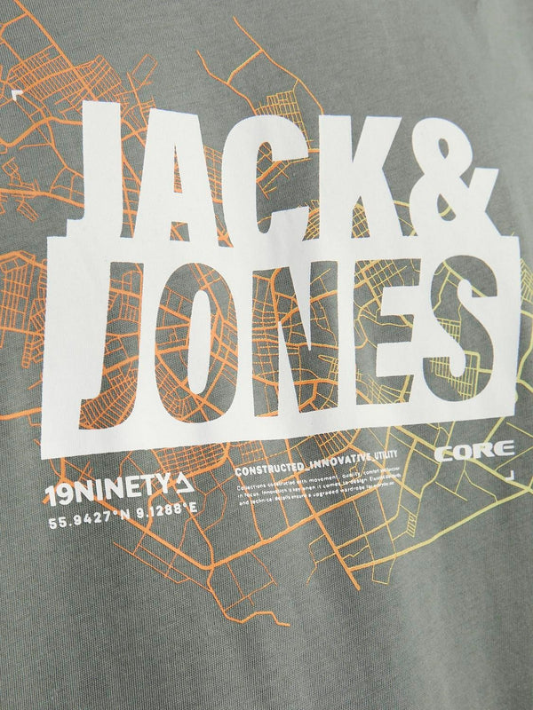 Jack&Jones Oversize Minimalist Erkek T-Shirt - Kısa Kol - Günlük Stil