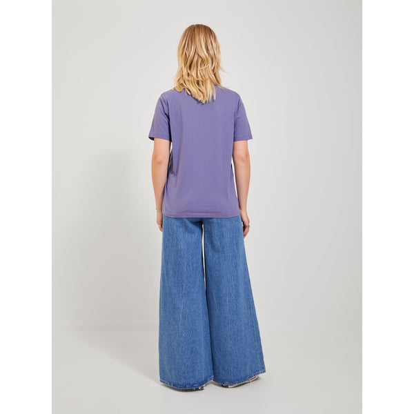 Jack&Jones JJXX Oversize Kadın T-Shirt - Kısa Kol, Minimalist, Günlük