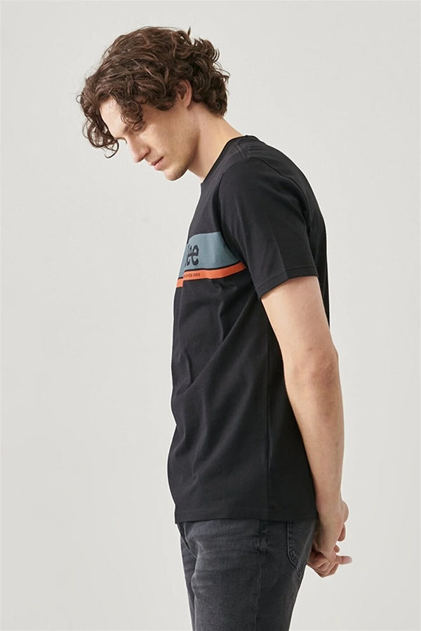 Lee Minimalist Erkek T-Shirt - Kısa Kol Yuvarlak Yaka Günlük