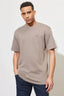 Lee Oversize Minimalist Erkek T-Shirt - Kısa Kol Rahat