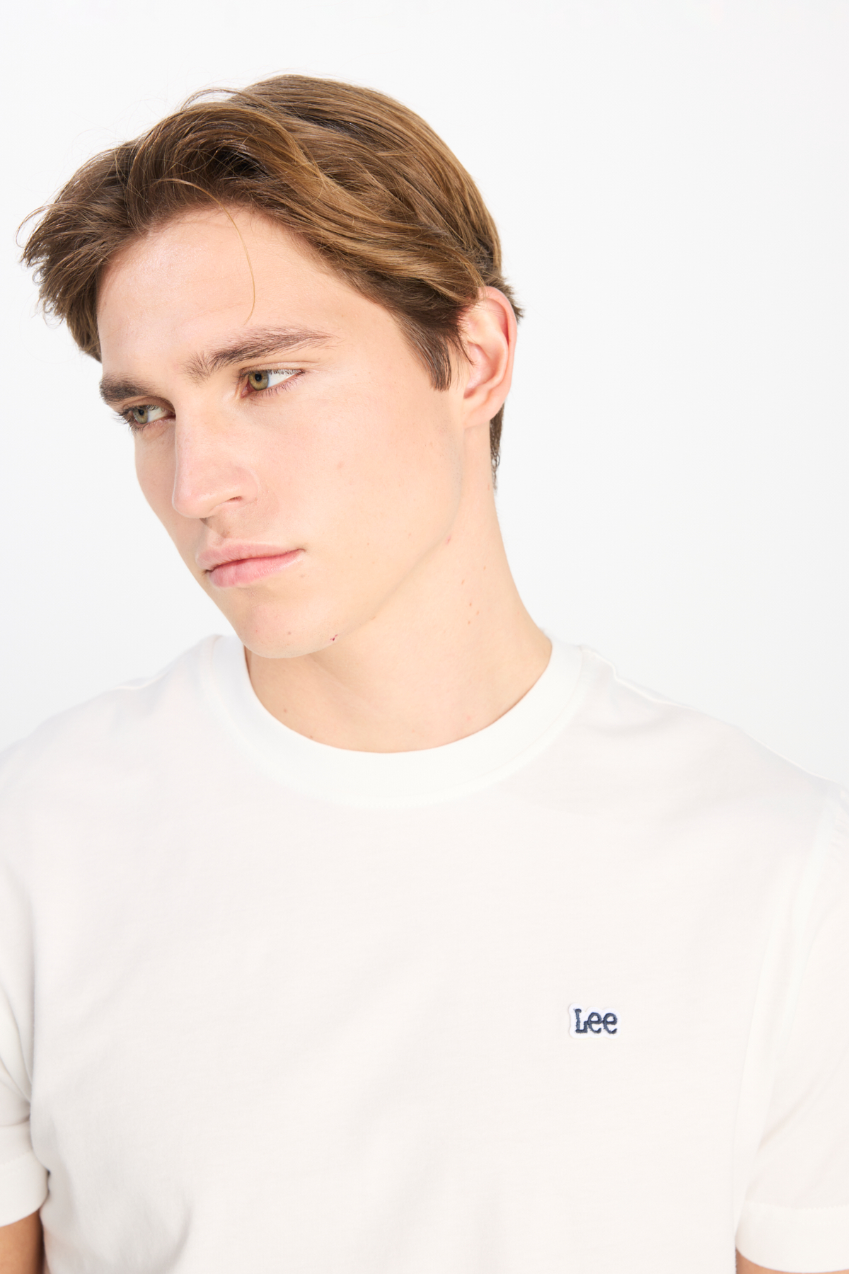 Regular Fit Normal Kesim Bisiklet Yaka Pamuklu T-Shirt Lee Translation missing: ar.content.product_image_secondary