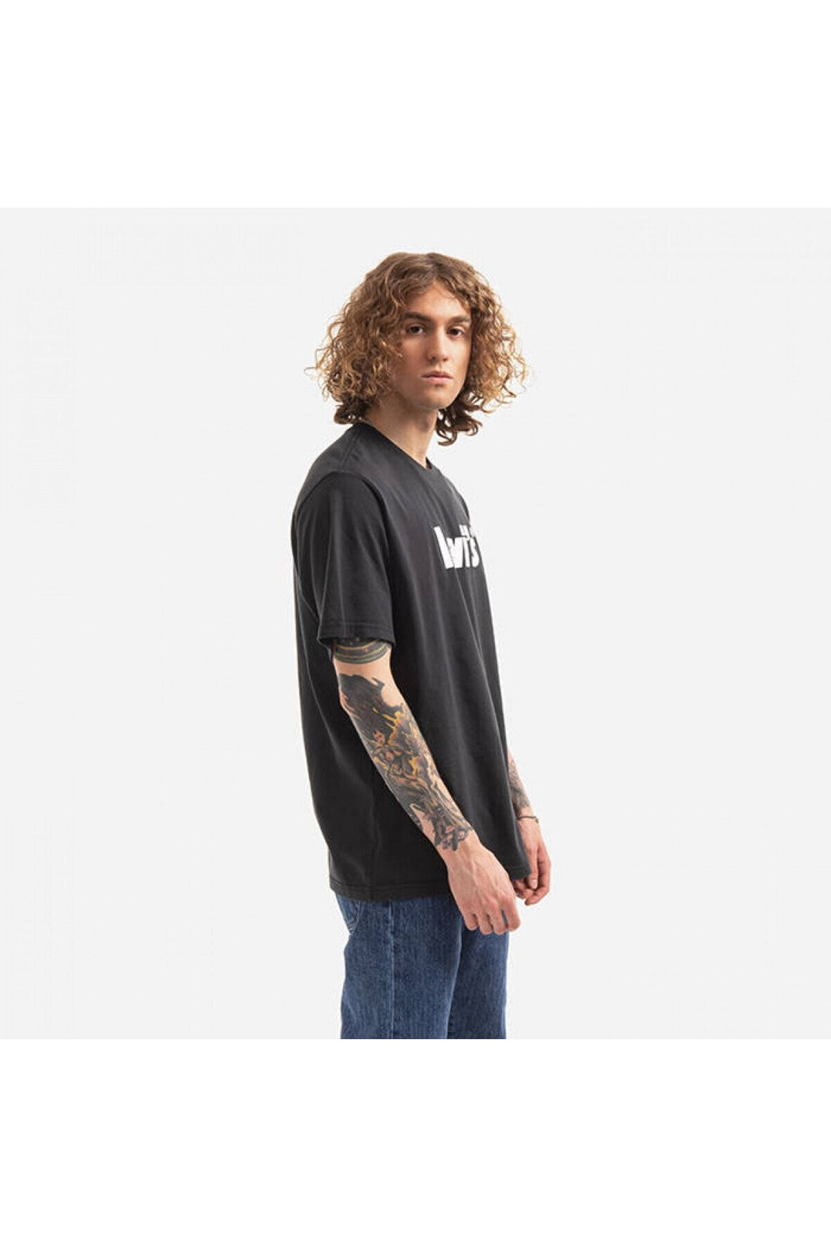 Levi's Oversize Erkek T-Shirt - Kısa Kol - Minimalist - Günlük İkincil görsel
