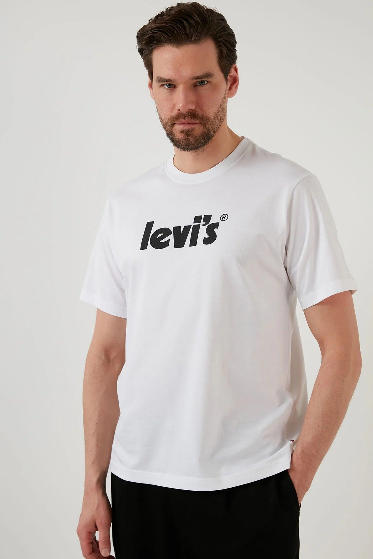 Levi's Oversize Yuvarlak Yaka Kısa Kol Erkek T-Shirt - Minimalist Ana görsel