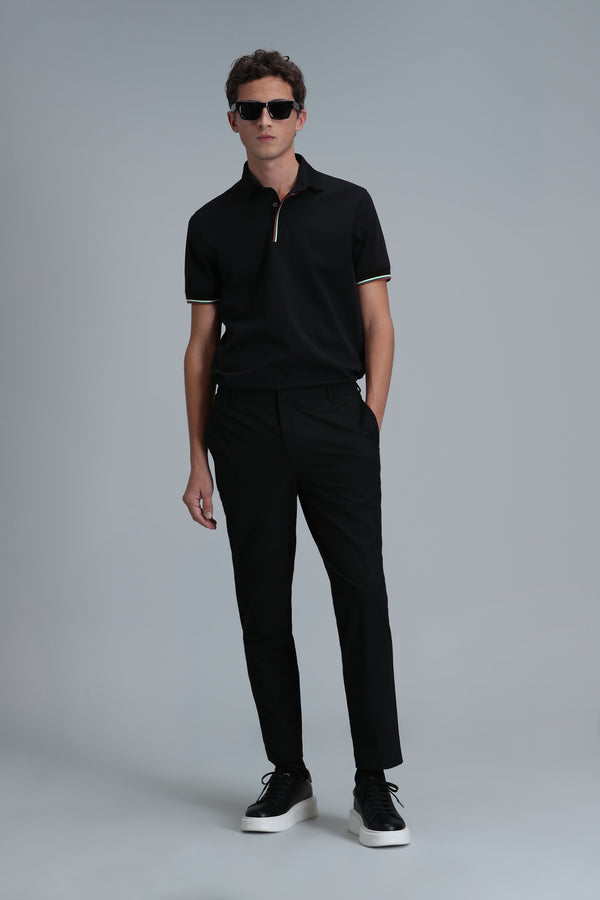 Lufian Minimalist Polo Yaka Kısa Kol Erkek T-Shirt - Günlük & Şık