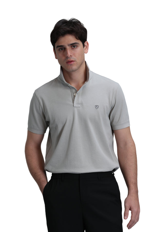 Lufian Minimalist Polo Yaka Kısa Kol Erkek T-Shirt - Günlük Şıklık