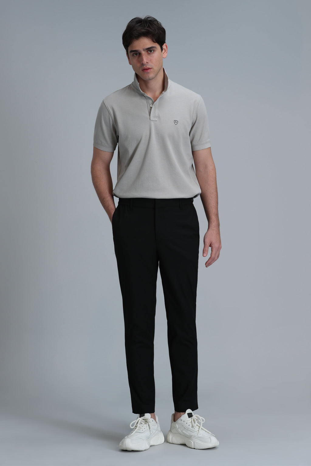 Lufian Minimalist Polo Yaka Kısa Kol Erkek T-Shirt - Günlük Şıklık