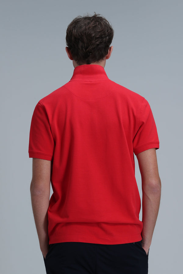 Lufian Minimalist Polo Yaka Kısa Kol Erkek T-Shirt - Günlük Şıklık
