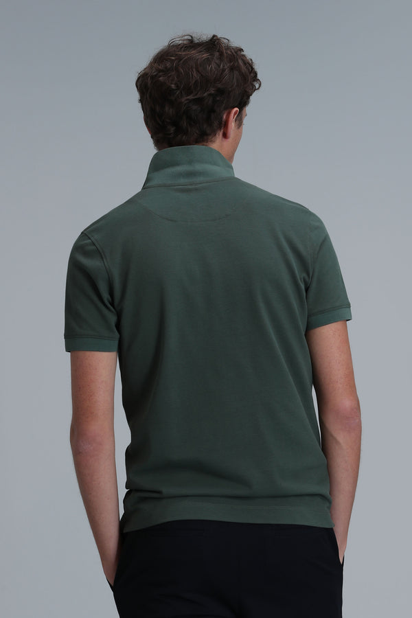 Lufian Minimalist Polo Yaka Kısa Kol Erkek T-Shirt - Günlük Şıklık