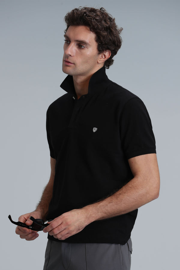 Lufian Minimalist Polo Yaka Kısa Kol Erkek T-Shirt - Günlük Şıklık
