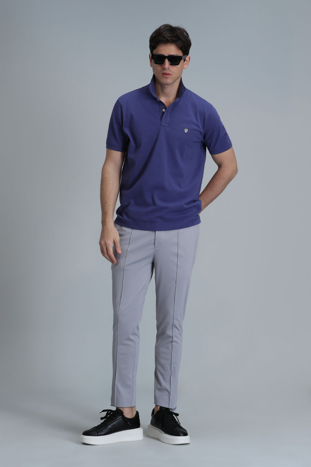 Lufian Minimalist Polo Yaka Kısa Kol Erkek T-Shirt - Günlük Şıklık