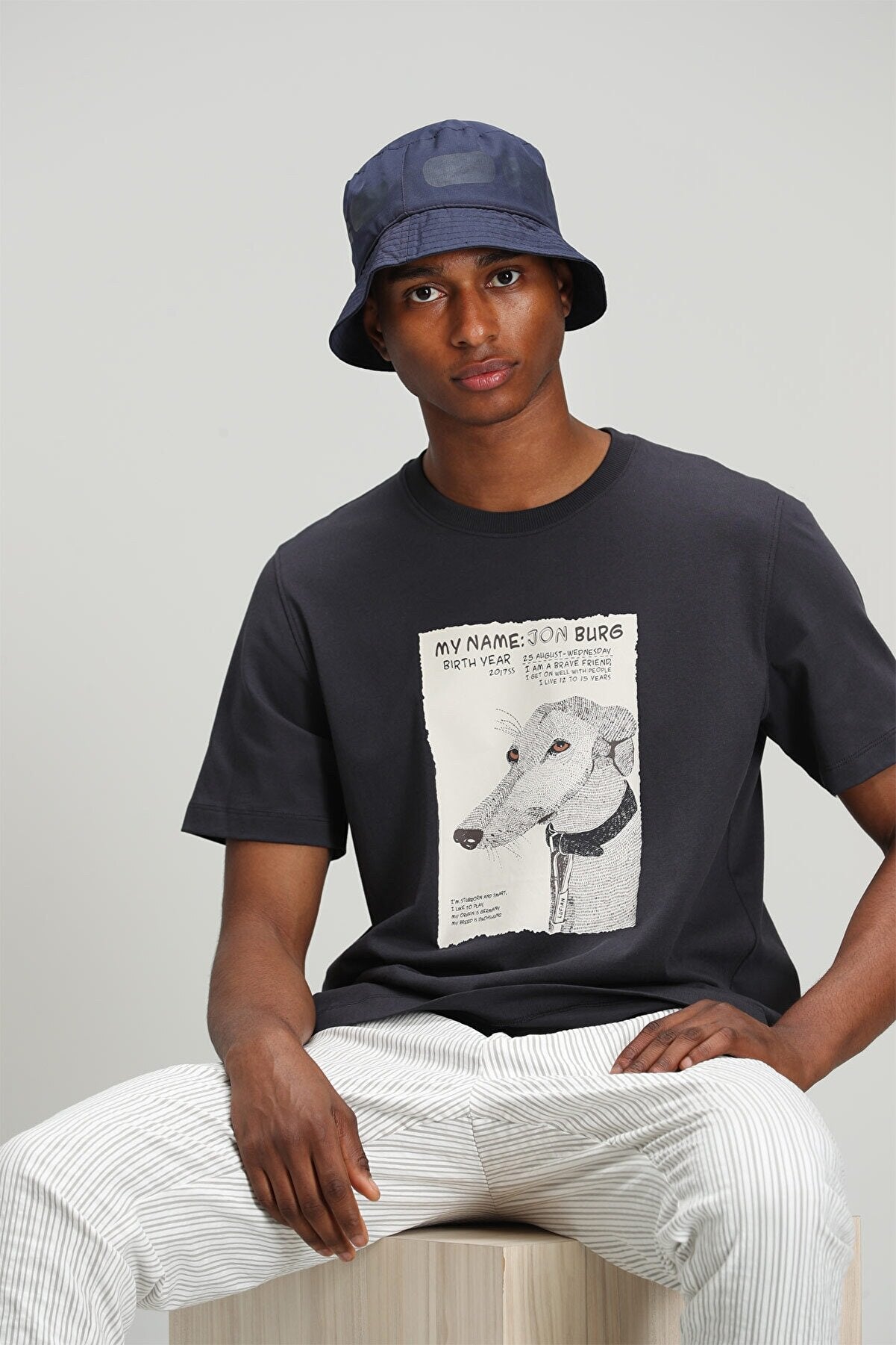Lufian Oversize Minimalist Erkek T-Shirt - Kısa Kol Yuvarlak Yaka Günlük Translation missing: tr.content.product_image_secondary