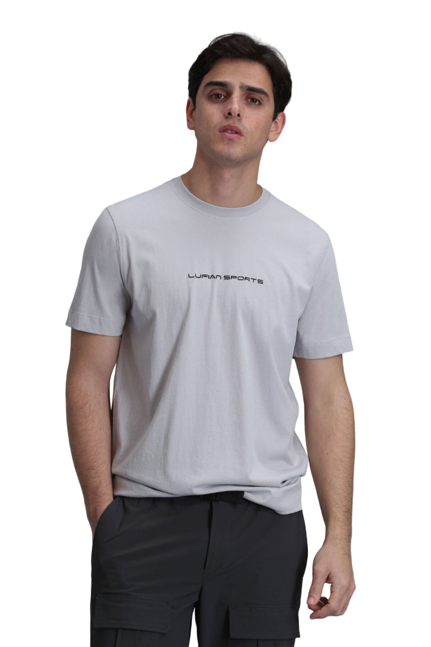 Lufian Oversize Minimalist Erkek T-Shirt - Kısa Kol Yuvarlak Yaka Günlük Translation missing: tr.content.product_image_main