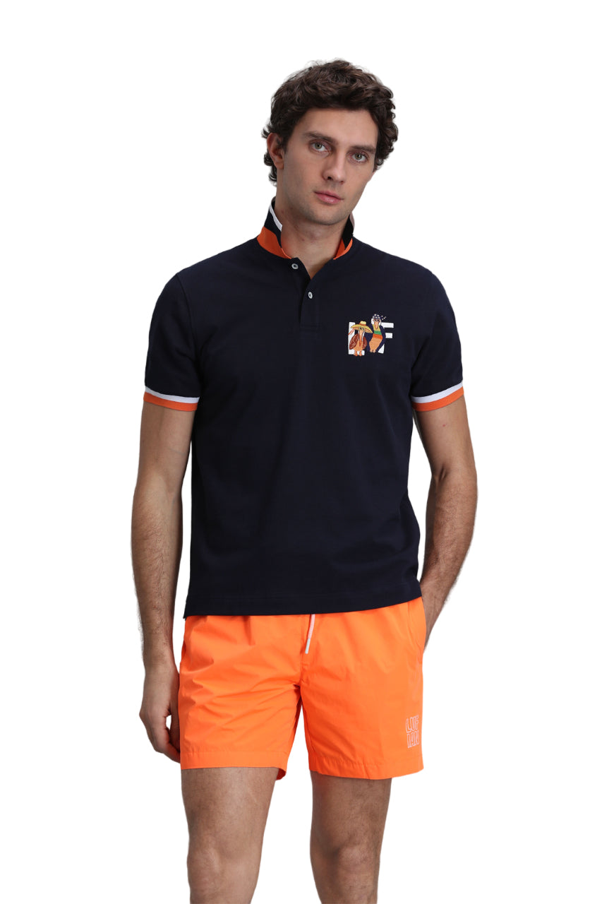 Lufian Minimalist Polo Yaka Kısa Kol Erkek T-Shirt - Günlük Şıklık Translation missing: tr.content.product_image_main