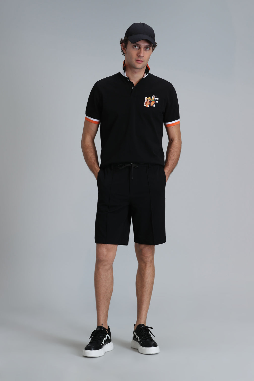 Lufian Minimalist Polo Yaka Kısa Kol Erkek T-Shirt - Günlük Şıklık