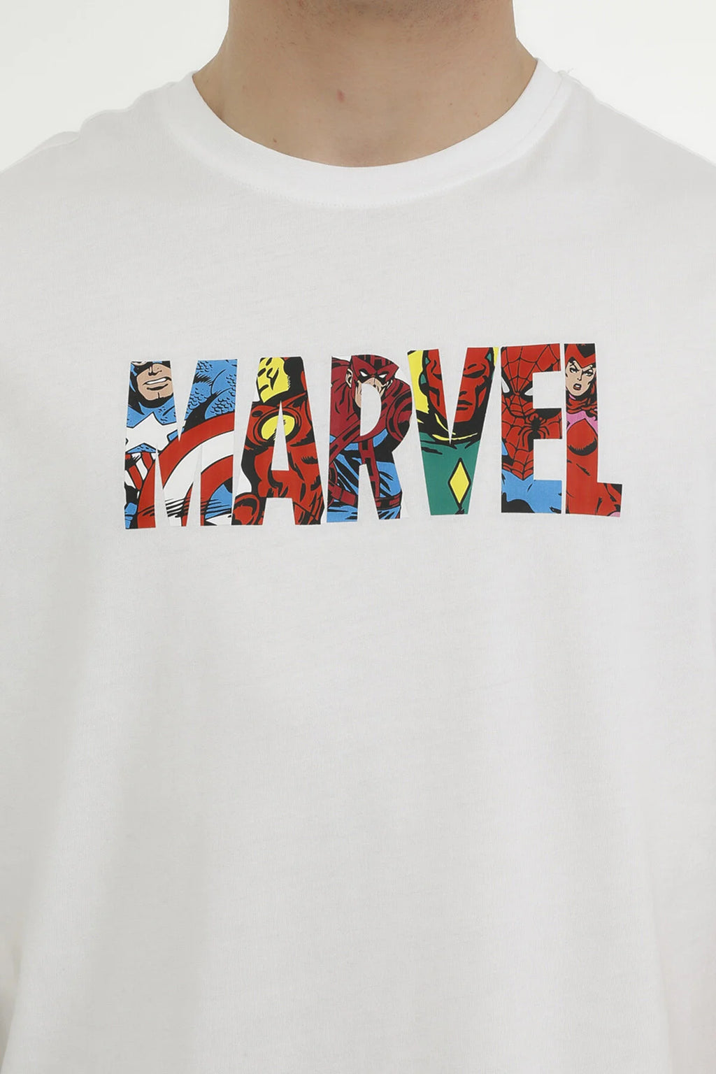 Lumberjack Marvel Baskılı Regular Fit Kısa Kol Erkek T-Shirt - Günlük Kullanım