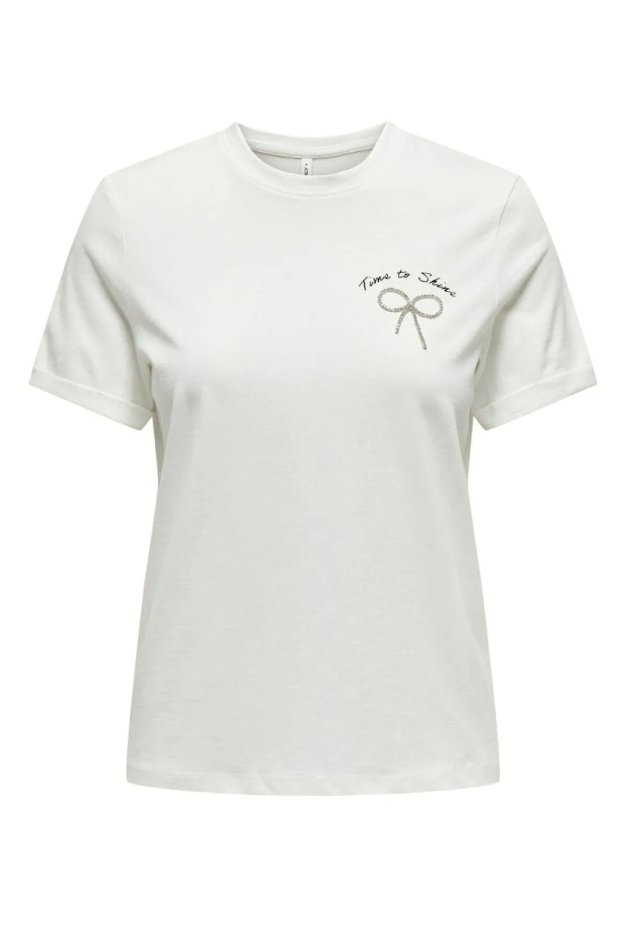 Only Minimalist Kısa Kol T-Shirt - Günlük Şıklık Translation missing: ar.content.product_image_main