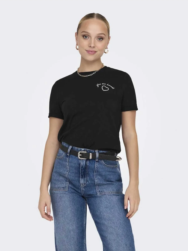Only Minimalist Kısa Kol T-Shirt - Günlük Şıklık