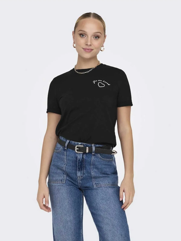Only Minimalist Kısa Kol T-Shirt - Günlük Şıklık