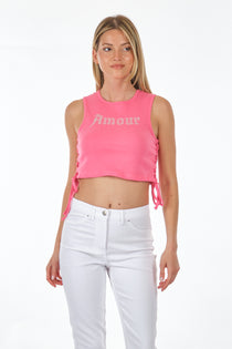 Only Minimalist Crop Top - Kolsuz Kısa Yazlık T-Shirt