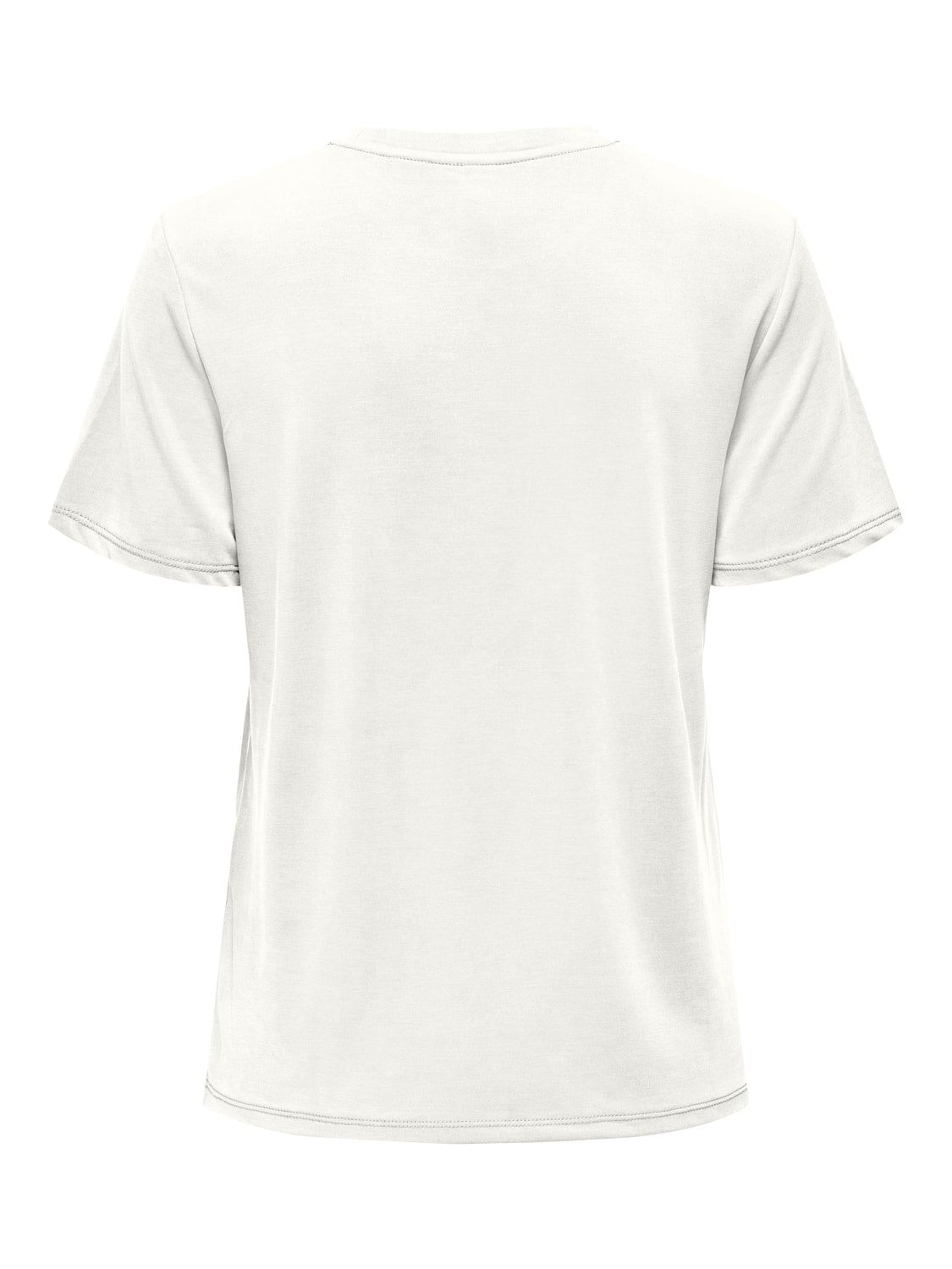 Only Minimalist Oversize Tişört - Yuvarlak Yaka Kısa Kol - Günlük
