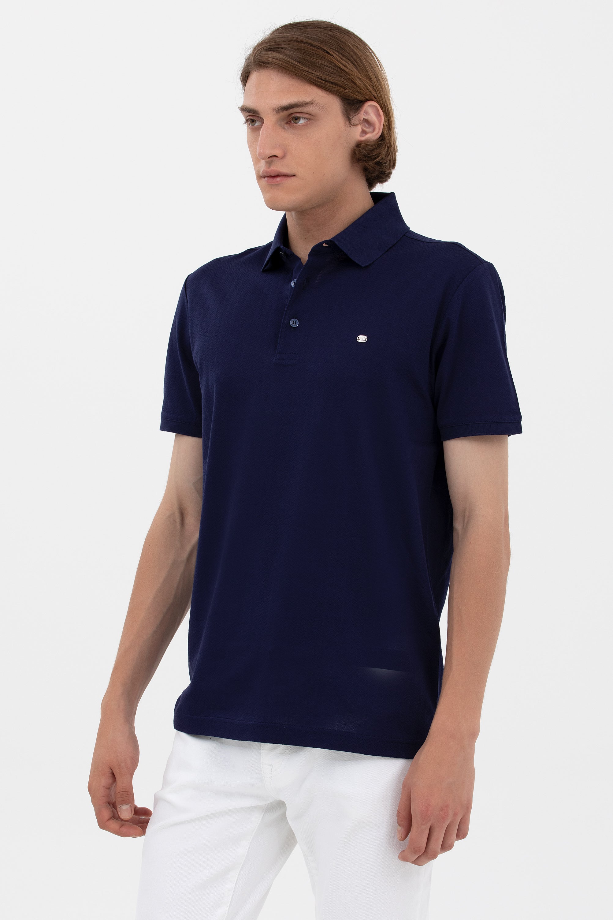 U.S. Polo Assn. Erkek Minimalist Polo Yaka Kısa Kol T-Shirt - Günlük Stil Translation missing: ar.content.product_image_secondary