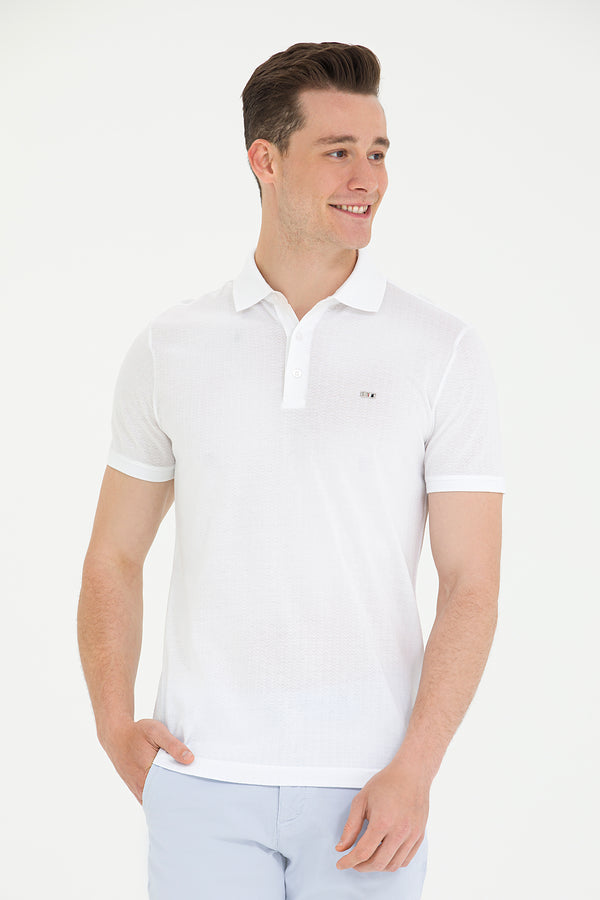 U.S. Polo Assn. Erkek Minimalist Polo Yaka Kısa Kol T-Shirt - Günlük Stil