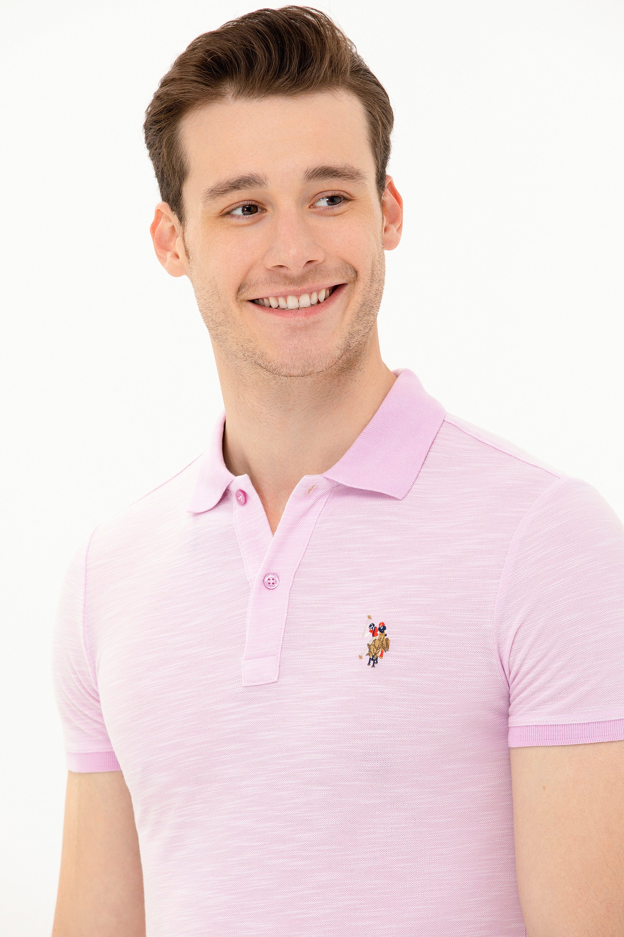 U.S. Polo Assn. Erkek Minimalist Polo Yaka Kısa Kol T-Shirt - Günlük Stil Translation missing: ar.content.product_image_secondary