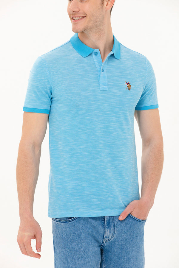 U.S. Polo Assn. Erkek Minimalist Polo Yaka Kısa Kol T-Shirt - Günlük Stil