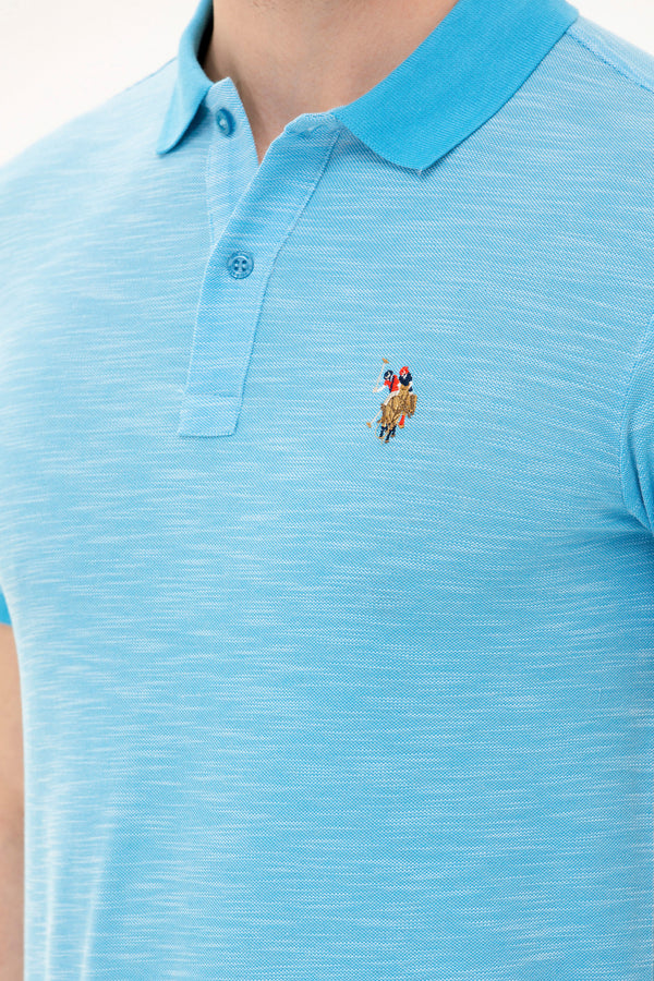 U.S. Polo Assn. Erkek Minimalist Polo Yaka Kısa Kol T-Shirt - Günlük Stil