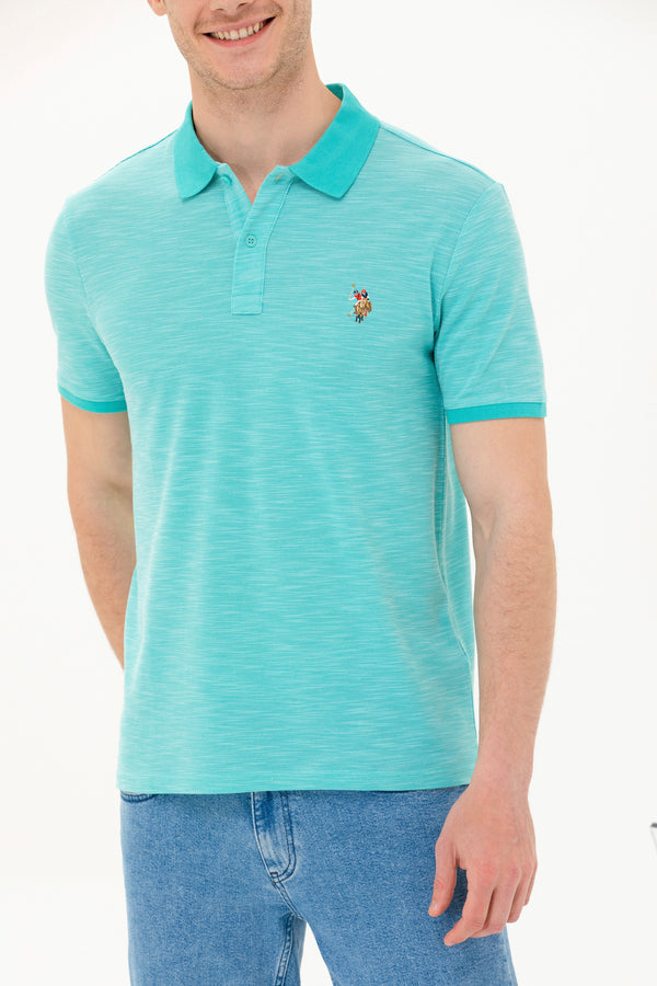 U.S. Polo Assn. Erkek Minimalist Polo Yaka Kısa Kol T-Shirt - Günlük Stil