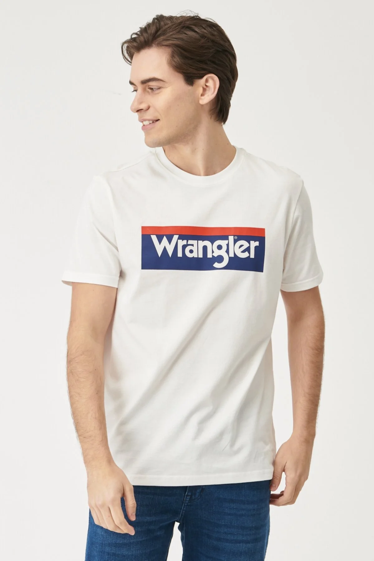Wrangler Minimalist Erkek T-Shirt - Kısa Kol - Regular Fit - Günlük Translation missing: tr.content.product_image_main