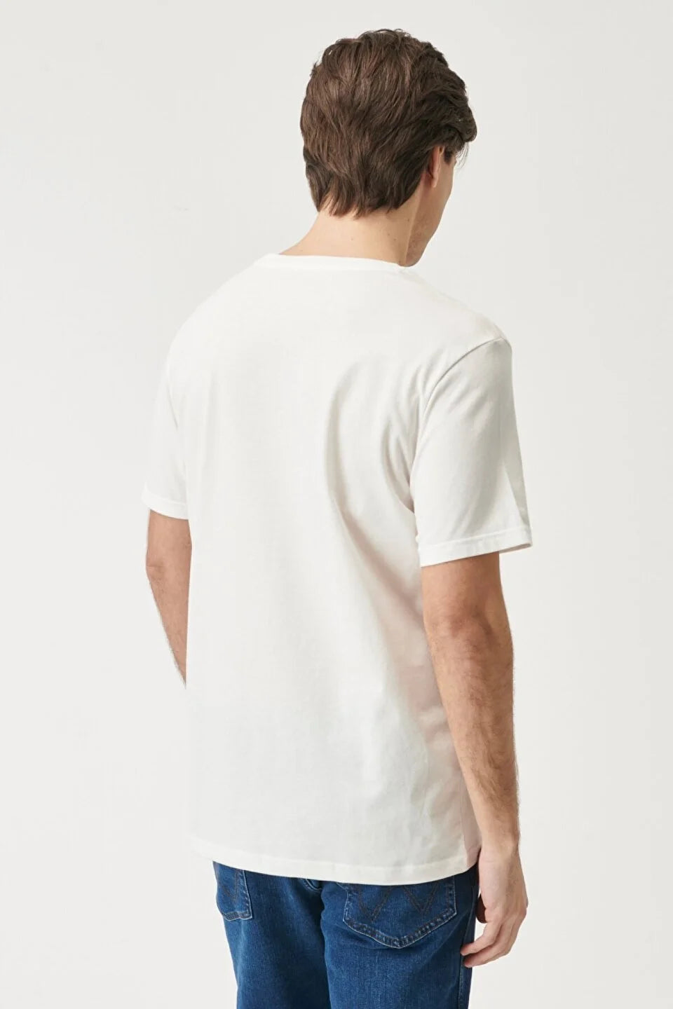 Wrangler Minimalist Erkek T-Shirt - Kısa Kol - Regular Fit - Günlük