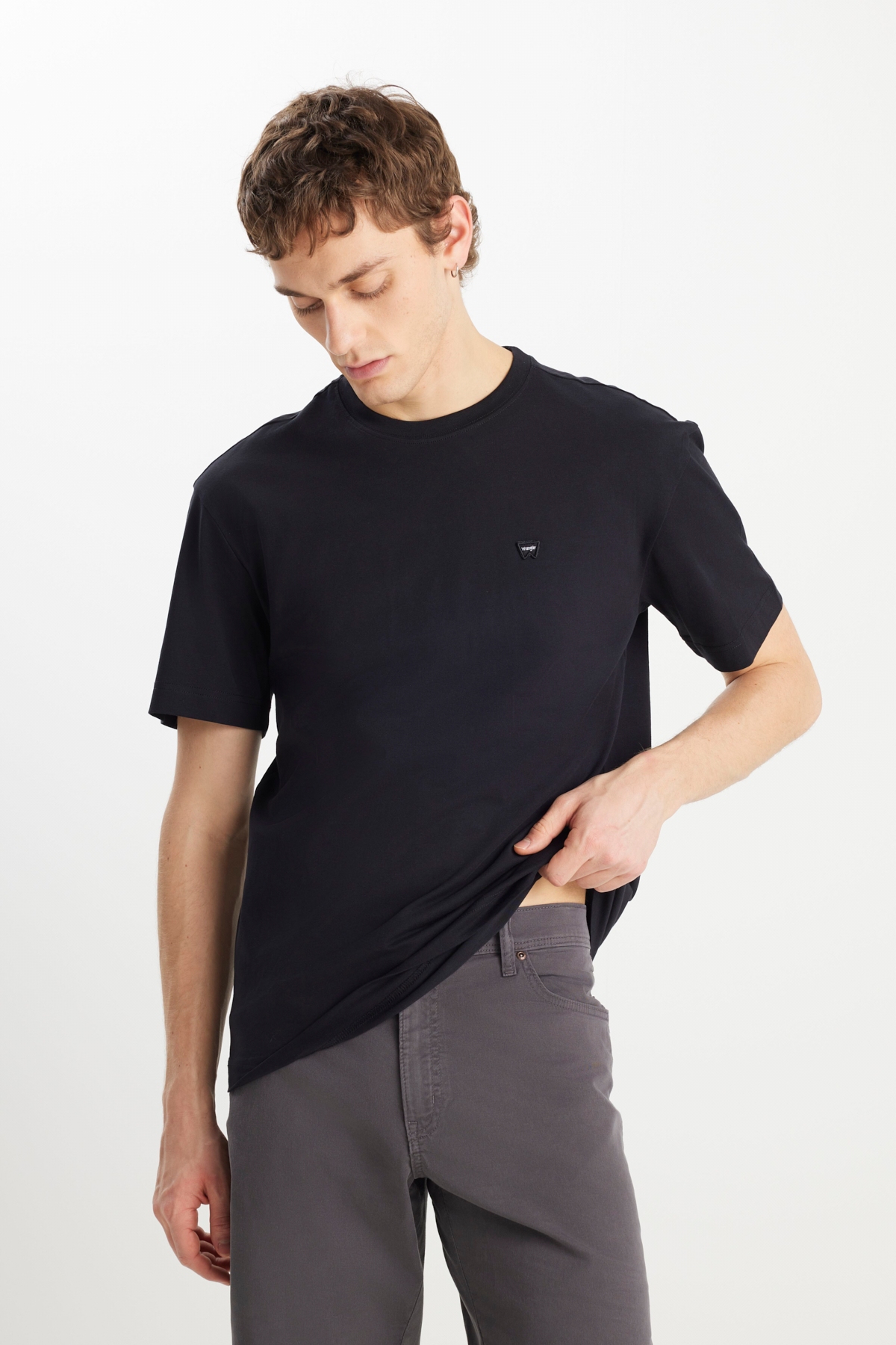 Relaxed Fit Normal Kesim Bisiklet Yaka Wrangler Translation missing: ar.content.product_image_main