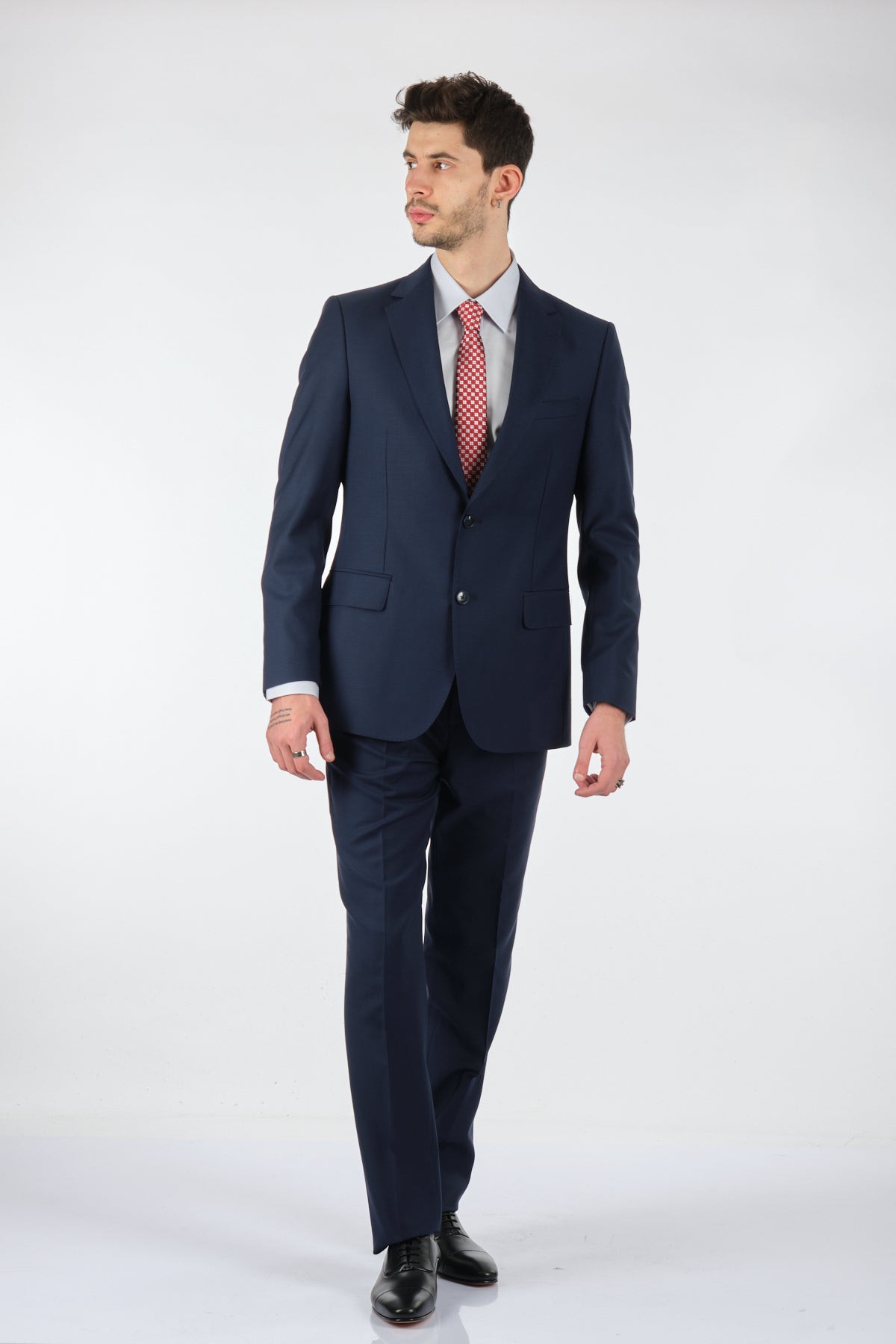 Tom Becker Slim Fit Erkek Takım Elbise - İki Parça Klasik Stil Translation missing: ar.content.product_image_main