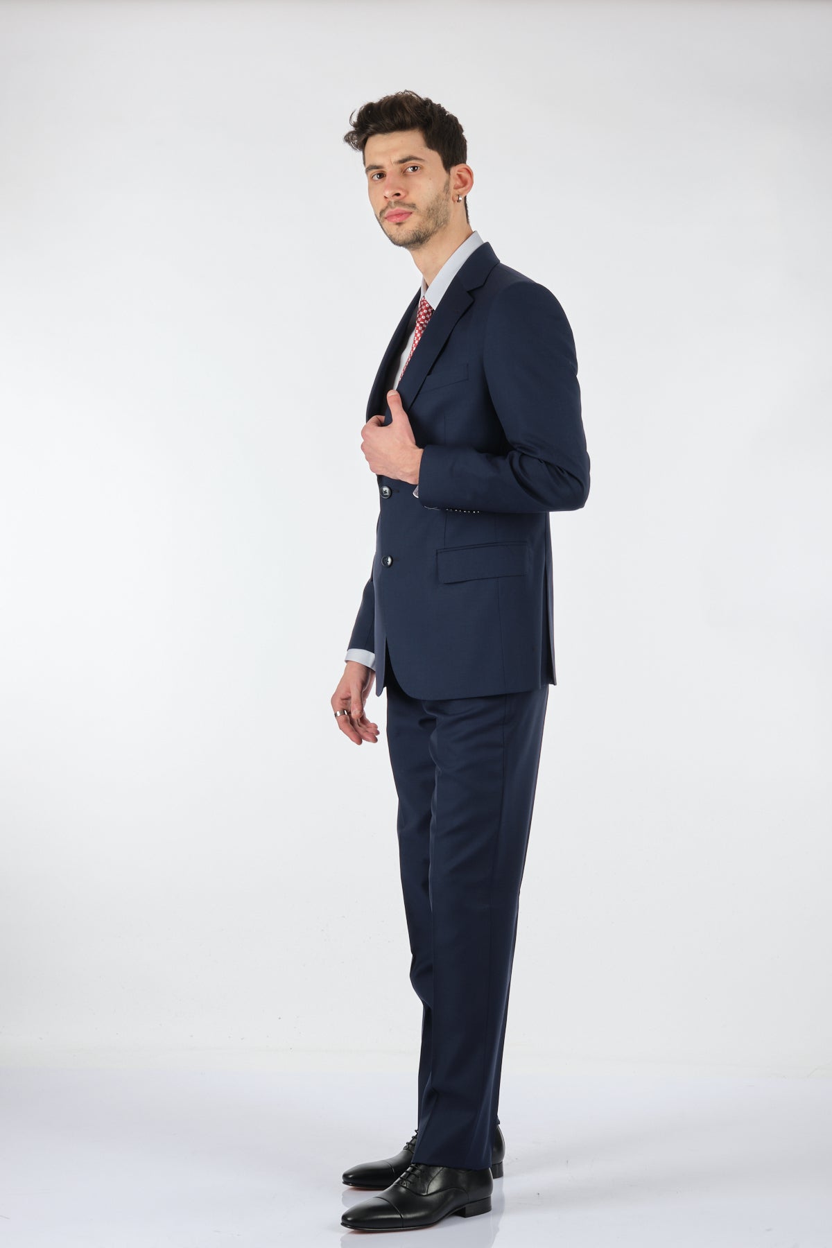 Tom Becker Slim Fit Erkek Takım Elbise - İki Parça Klasik Stil Translation missing: ar.content.product_image_secondary
