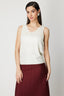 Taşlı V Yaka Triko Bluz On