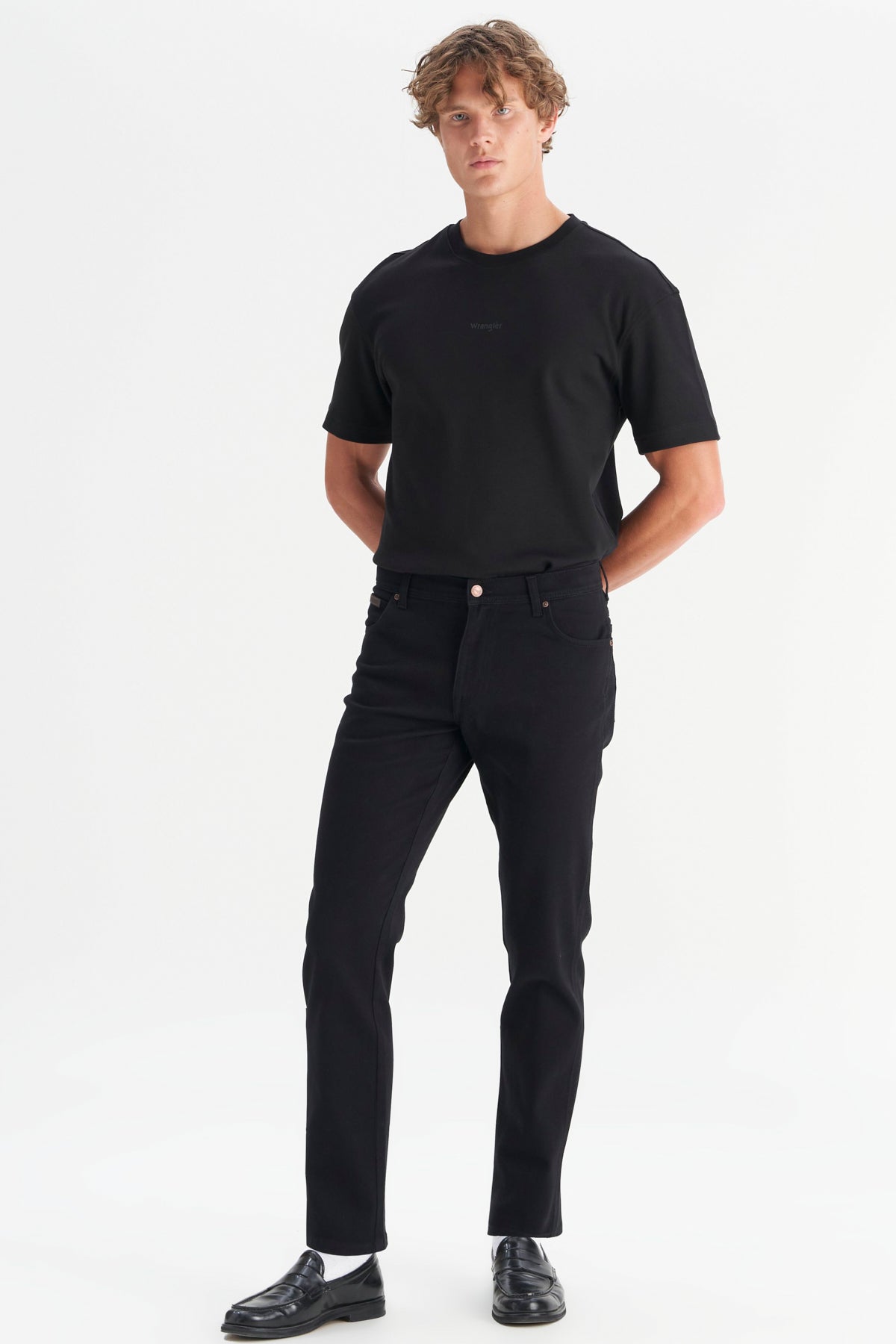 Texas Pamuklu Slim Fit Dar Kesim Cepli Esnek Jean Kot Denim Pantolon Wrangler MW12S016100 Translation missing: ar.content.product_image_main