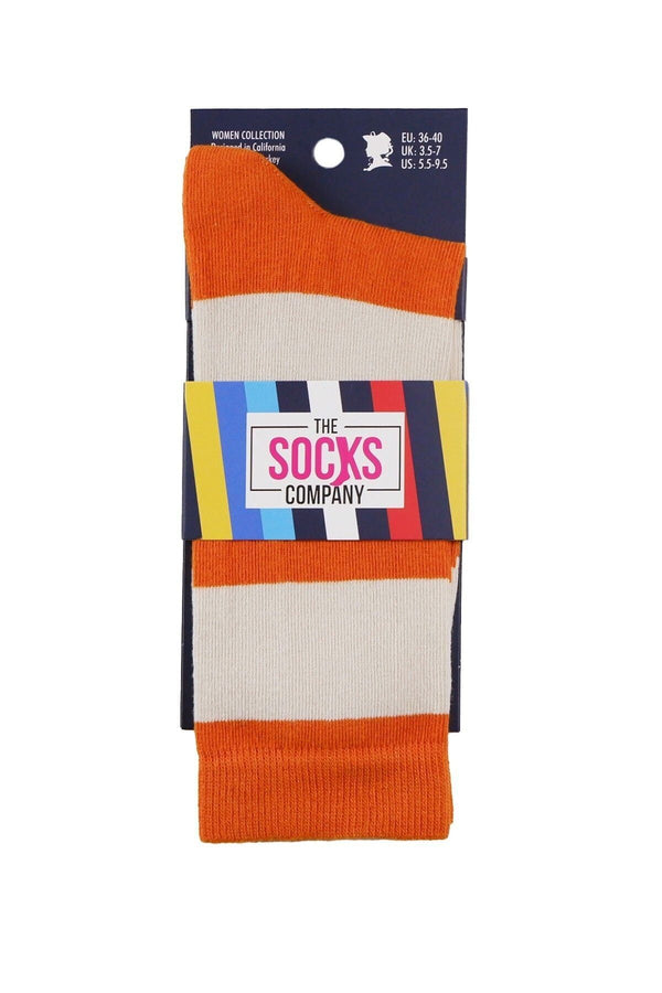 The Socks Company Minimalist Çizgili Kadın Çorap - Günlük Kullanım