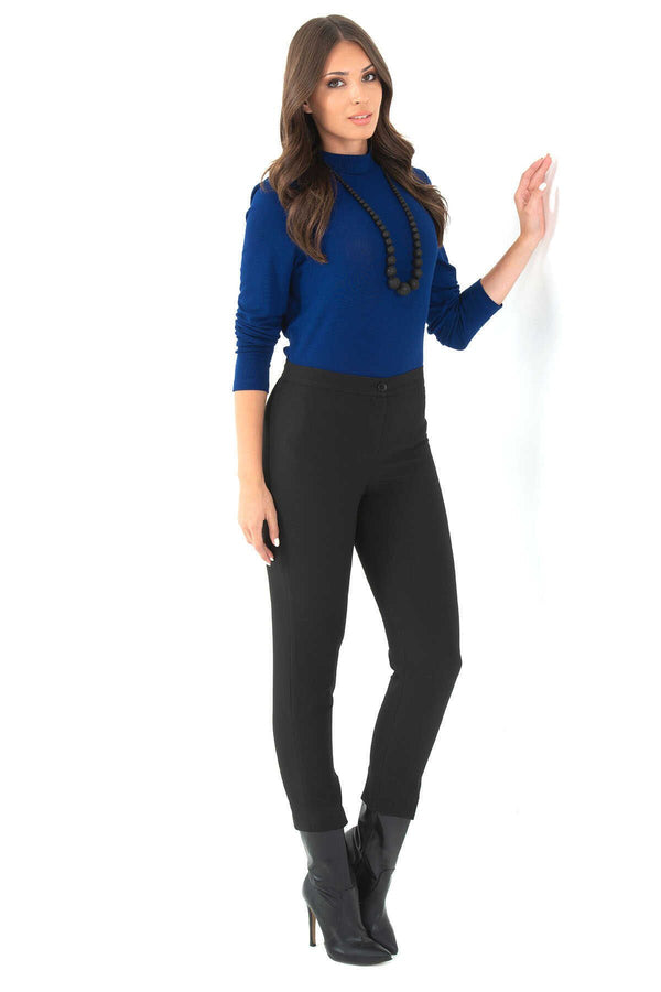 Tolga Saraçoğlu Minimalist 7/8 Boy Slim Fit Kadın Pantolon