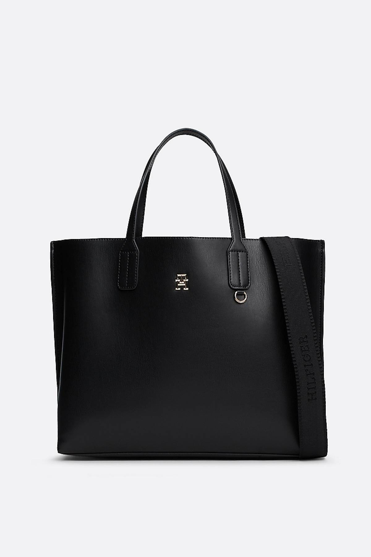 Tommy Hilfiger Minimalist Deri Tote Kadın Çantası - Günlük Kullanım Ana görsel