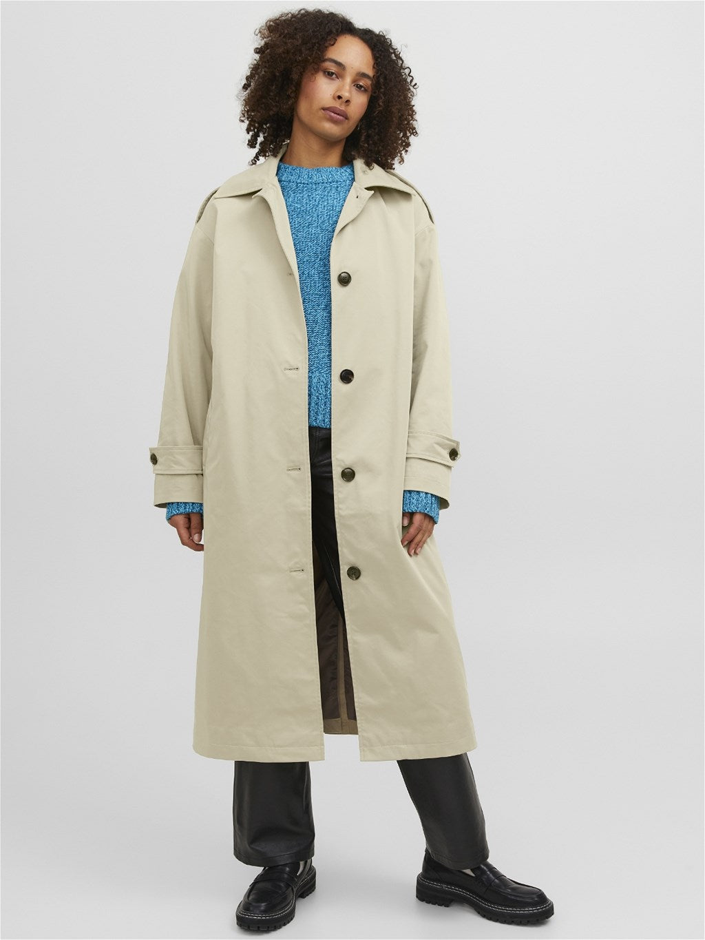 Jack&Jones JJXX Oversize Midi Trençkot - Günlük Şıklık Translation missing: tr.content.product_image_secondary