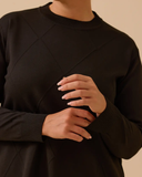 تونيك أساسي محبوك بنقوش بمقاسات كبيرة من Gala-Xi