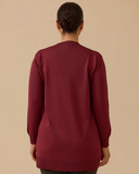 تونيك أساسي محبوك بنقوش بمقاسات كبيرة من Gala-Xi