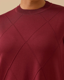 تونيك أساسي محبوك بنقوش بمقاسات كبيرة من Gala-Xi