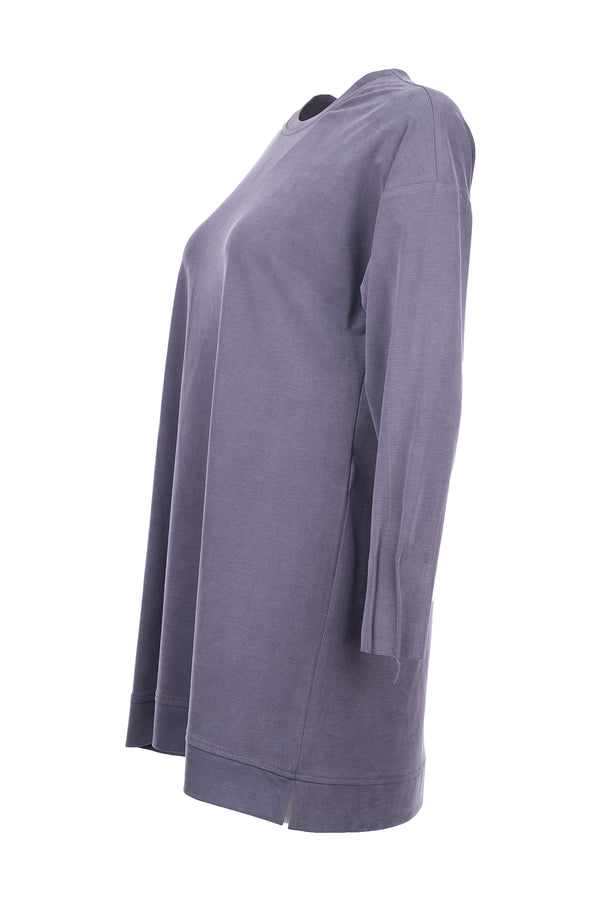 On Kadın Oversize Uzun Kol Midi Tunik - Rahat ve Şık